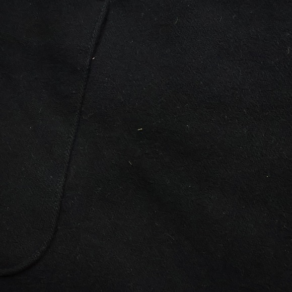 Madewell Coat Women's 4 Black Wool Blend Collared Jacket Zip Pockets‎ - Picture 4 of 12